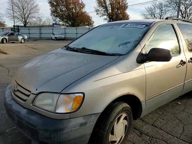 2001 Toyota Sienna Le VIN: 4T3ZF13C41U346275 Lot: 93538515