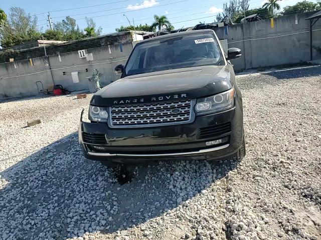 2016 Land Rover Range Rover Hse VIN: SALGS2VF5GA252356 Lot: 94073455