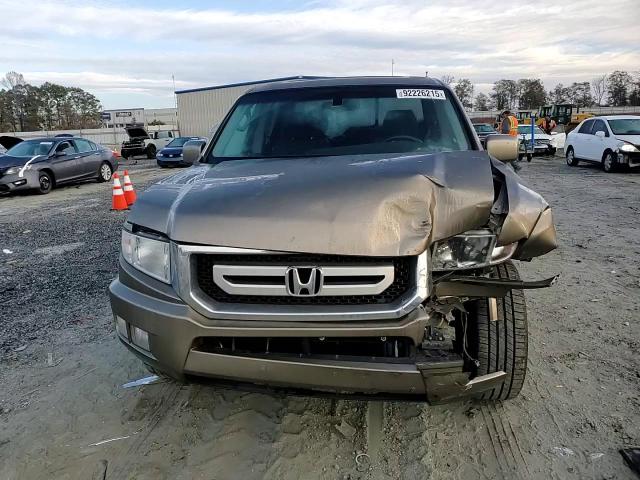 2009 Honda Ridgeline Rtl VIN: 2HJYK16509H500783 Lot: 92226215