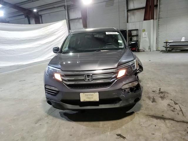 2017 Honda Pilot Lx VIN: 5FNYF6H13HB006826 Lot: 93919285