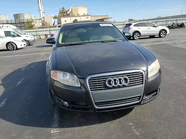 2007 Audi A4 2.0T Cabriolet VIN: WAUAF48H17K037302 Lot: 92533505