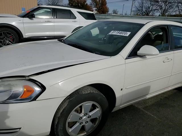 2008 Chevrolet Impala Lt VIN: 2G1WT58KX89127482 Lot: 91194655