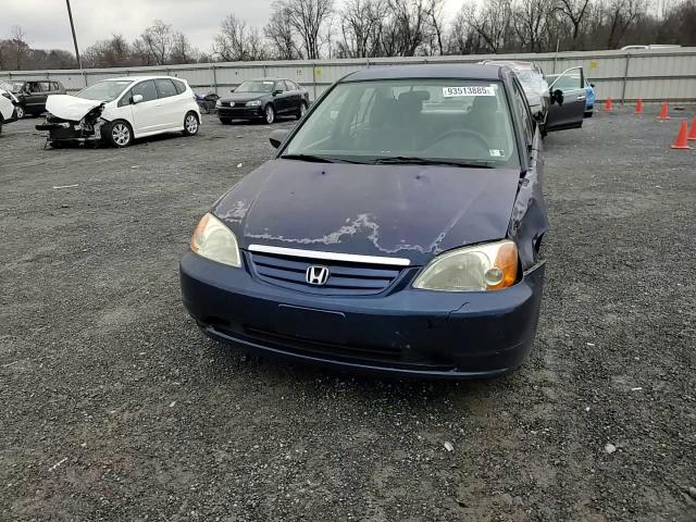 2003 Honda Civic Lx VIN: 2HGES16503H582496 Lot: 93513885