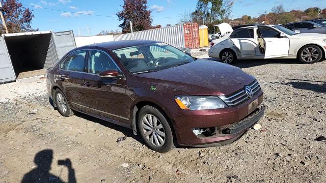 2012 Volkswagen Passat S VIN: 1VWAP7A30CC087691 Lot: 91625815