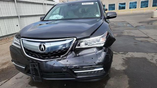 2016 Acura Mdx Advance VIN: 5FRYD4H96GB037789 Lot: 93854775
