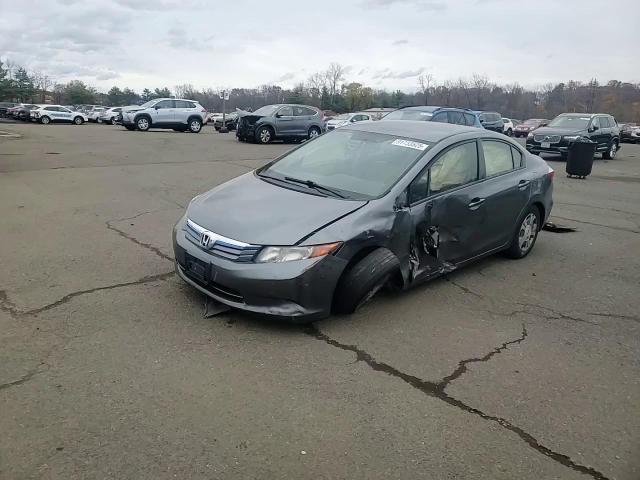 2012 Honda Civic Hybrid L VIN: JHMFB4F3XCS007428 Lot: 91733525
