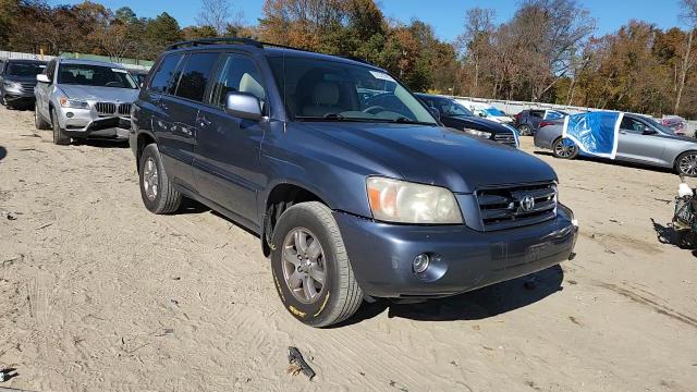 2005 Toyota Highlander Limited VIN: JTEEP21A250099489 Lot: 92522995