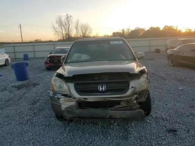 2005 Honda Pilot Exl VIN: 2HKYF18575H507057 Lot: 92511635