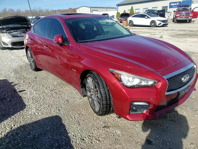2016 Infiniti Q50 Red Sport 400 VIN: JN1FV7AR2GM451132 Lot: 92791505