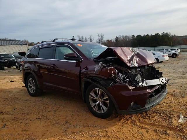 2015 Toyota Highlander Xle VIN: 5TDJKRFHXFS073723 Lot: 92814545