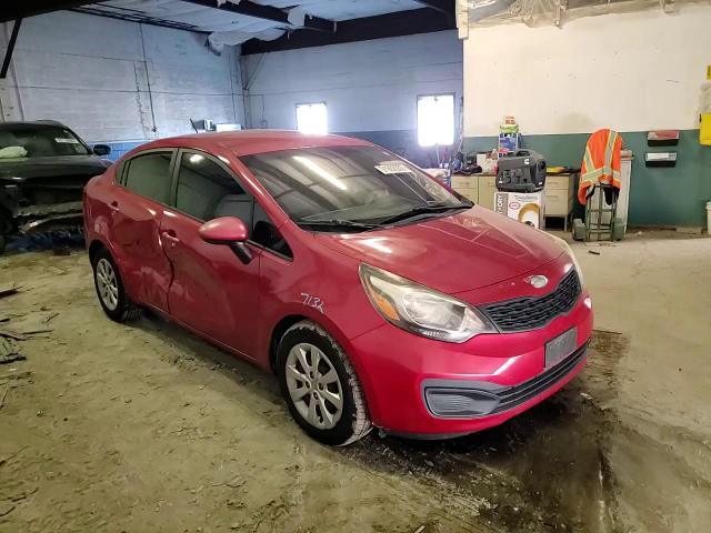 2014 Kia Rio Lx VIN: KNADM4A35E6376555 Lot: 91902355