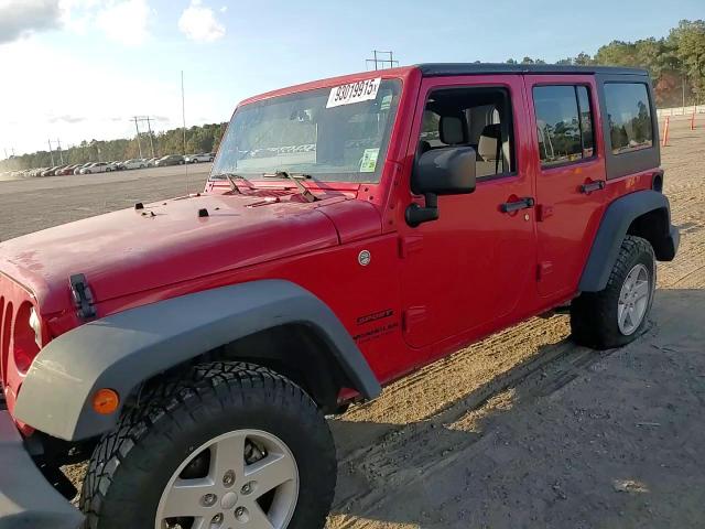 2016 Jeep Wrangler Unlimited Sport VIN: 1C4BJWDG0GL154278 Lot: 93019915