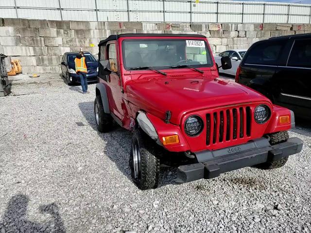 2002 Jeep Wrangler / Tj X VIN: 1J4FA39S02P720075 Lot: 91412825