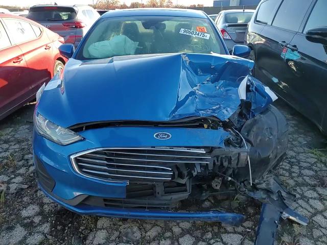 2019 Ford Fusion Se VIN: 3FA6P0LU8KR166747 Lot: 90603475