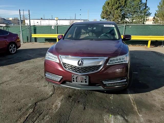 2014 Acura Mdx Technology VIN: 5FRYD4H45EB005451 Lot: 92084935