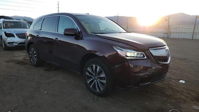 2016 Acura Mdx Technology VIN: 5FRYD4H49GB026354 Lot: 91805555