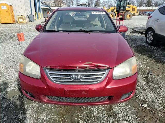 2009 Kia Spectra Ex VIN: KNAFE221895601554 Lot: 84740054