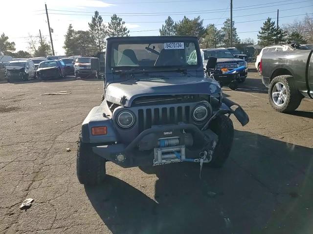 2001 Jeep Wrangler / Tj Sport VIN: 1J4FA49S61P365157 Lot: 84270134