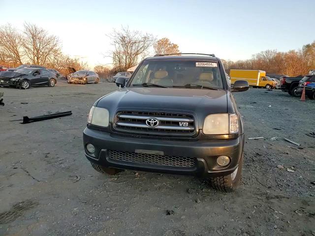 2002 Toyota Sequoia Limited VIN: 5TDBT48A22S103599 Lot: 83564934