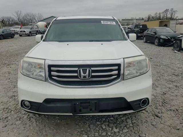 2012 Honda Pilot Exl VIN: 5FNYF3H57CB014423 Lot: 85507354