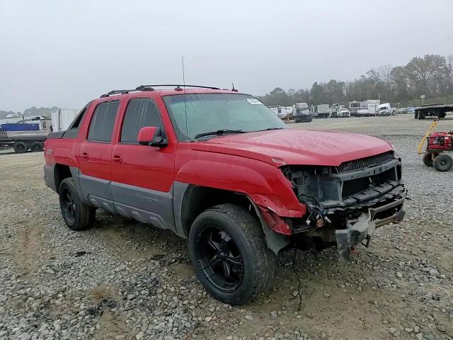 2003 Chevrolet Avalanche K1500 VIN: 3GNEK13TX3G315813 Lot: 85584444