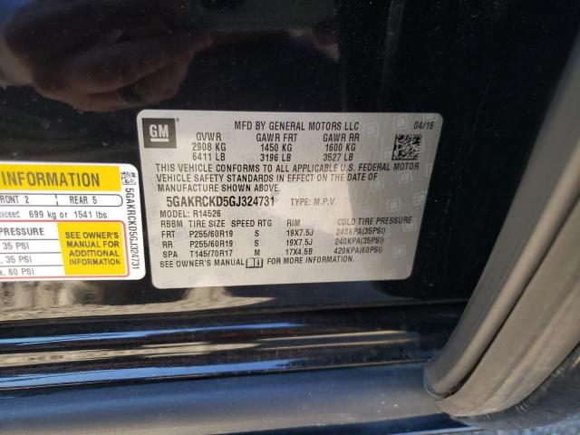 5GAKRCKD5GJ324731 Buick Enclave