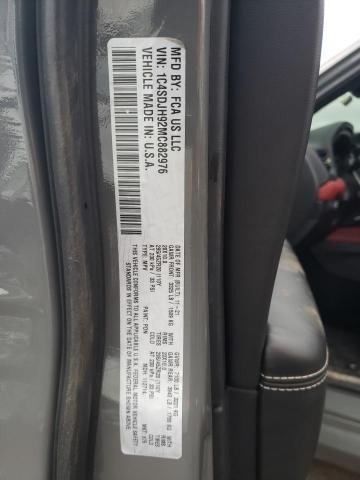 1C4SDJH92MC882976 Dodge Durango Srt Hellcat