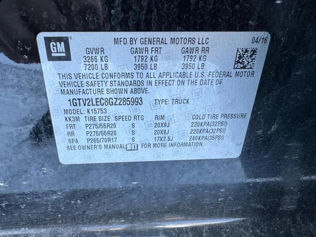 1GTV2LEC8GZ285933 GMC Sierra K1500