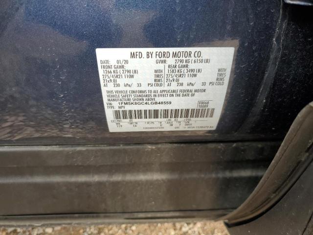 1FM5K8GC4LGB48559 Ford Explorer St