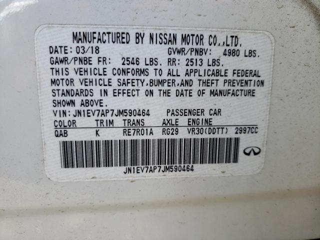 JN1EV7AP7JM590464 Infiniti Q50 LUXE