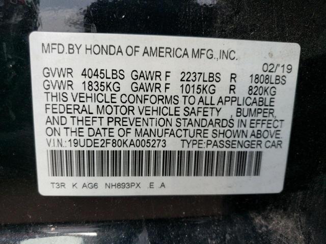 19UDE2F80KA005273 Acura Ilx Premium A-spec