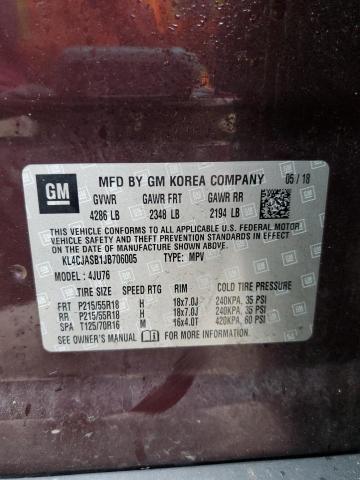 KL4CJASB1JB706005 Buick Encore Preferred