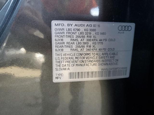 WA1LGAFE5FD016868 Audi Q7 Premium Plus