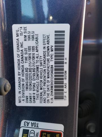 2HKRM3H31EH546084 Honda CR-V LX