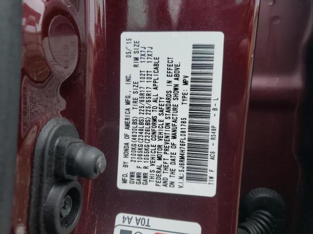 5J6RM4H76FL081785 Honda CR-V EXL