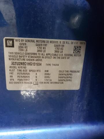 3GTU2NEC1HG151934 GMC Sierra K1500 Slt