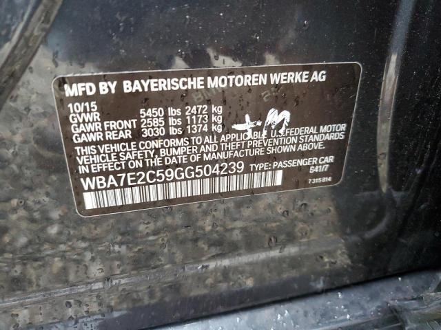 WBA7E2C59GG504239 BMW 740 I
