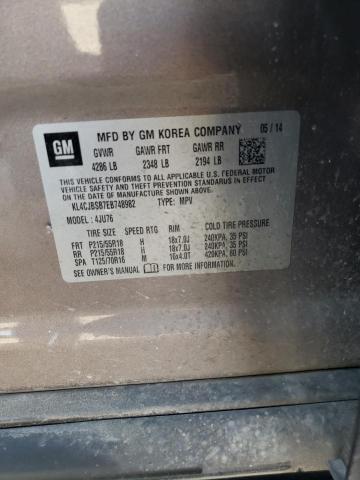 KL4CJBSB7EB748982 Buick Encore Convenience