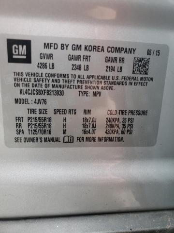 KL4CJCSBXFB213930 Buick Encore
