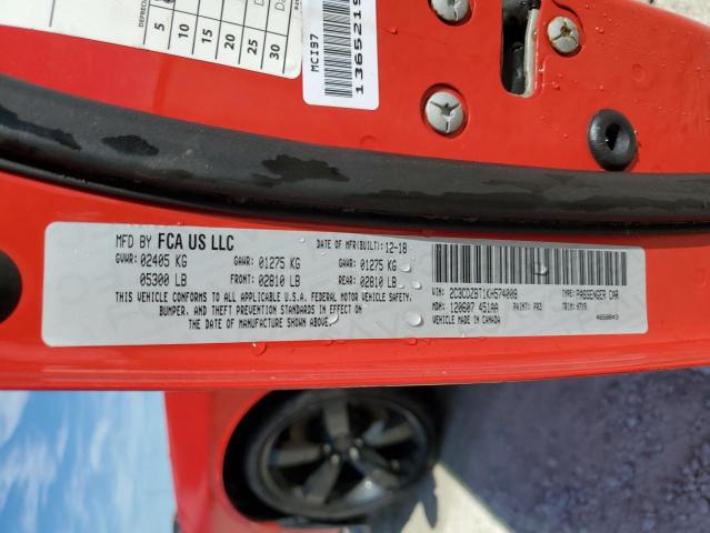 2C3CDZBT1KH574008 Dodge Challenger R/t