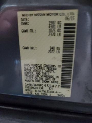 1N4BL3AP8FC455477 Nissan Altima 3.5s