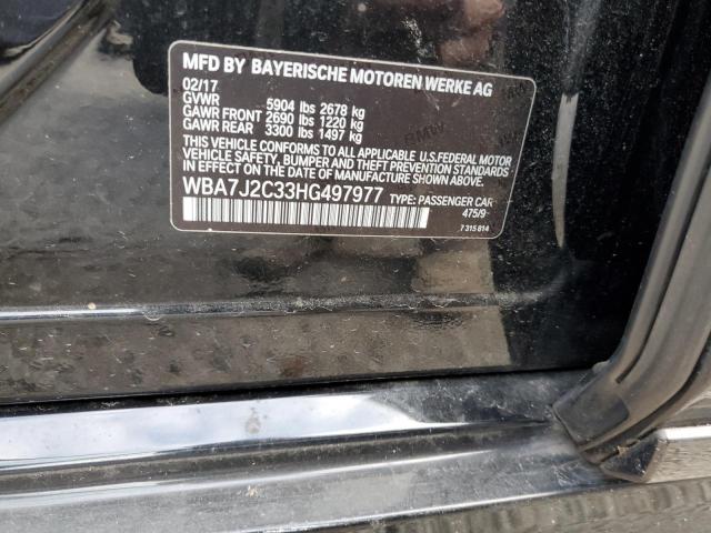 WBA7J2C33HG497977 BMW 740 Xe