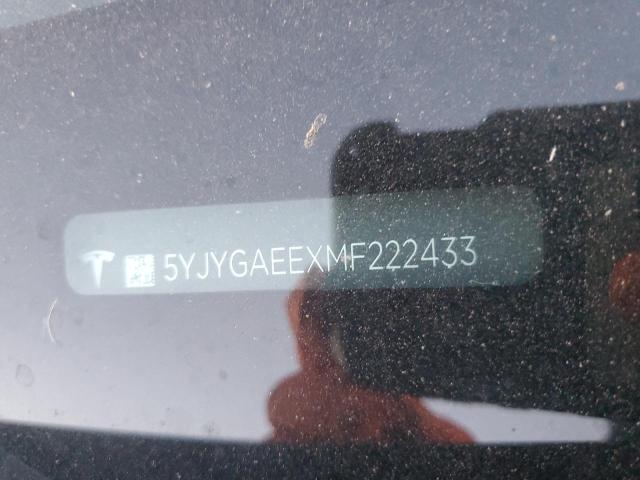 5YJYGAEEXMF222433 Tesla Model Y
