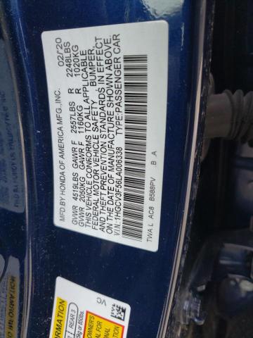 1HGCV3F56LA006338 Honda Accord Hybrid Exl