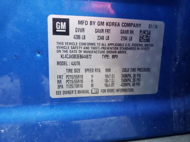 KL4CJASB3EB644872 Buick Encore