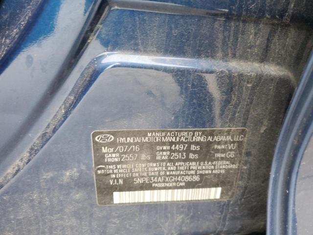 5NPE34AFXGH408686 Hyundai Sonata Sport