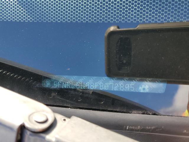 5FNRL5H98FB072895 Honda Odyssey Touring