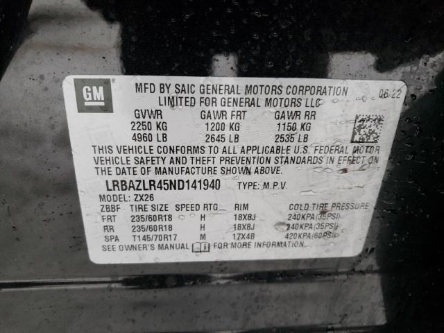 LRBAZLR45ND141940 Buick Envision Preferred