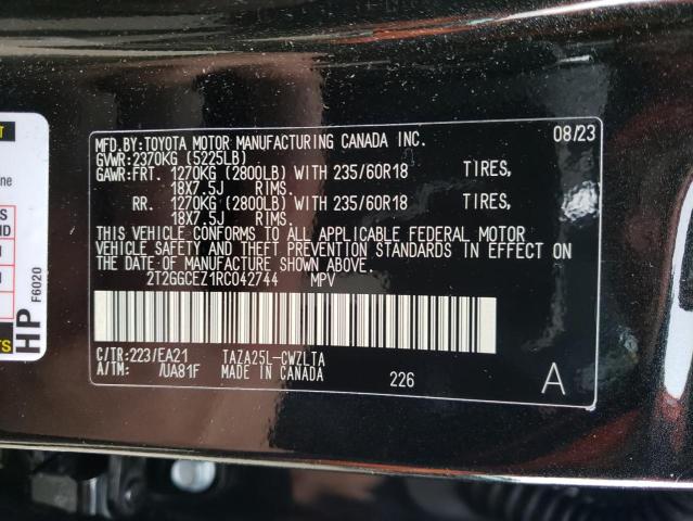 2T2GGCEZ1RC042744 Lexus Nx 350 Premium