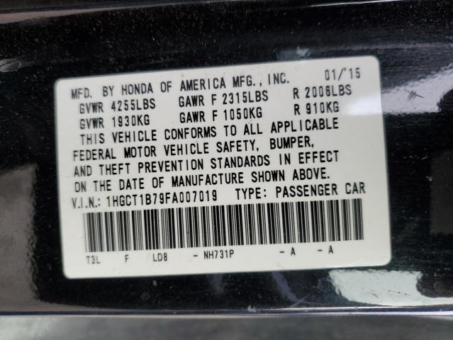 1HGCT1B79FA007019 Honda ACCORD EX